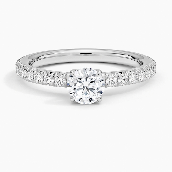 TEKTAŞ YÜZÜKLER 0.53 Karat D Color Vs Berraklık Laboratuvar Pırlantası Yüzük - JDYZ00201