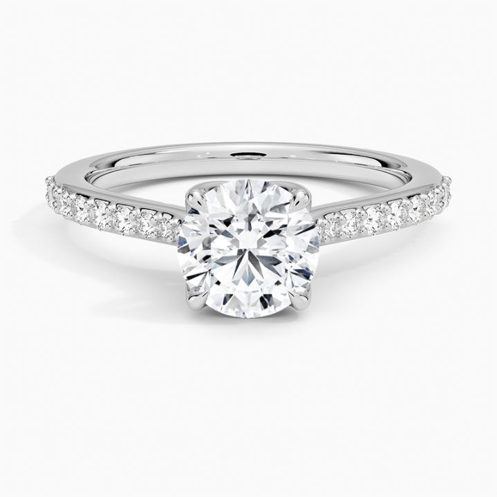 TEKTAŞ YÜZÜKLER 1.04 Karat D Color Vvs2 Berraklık IGI SERTİFİKALI Laboratuvar Pırlantası Yüzük - JDYZ00202