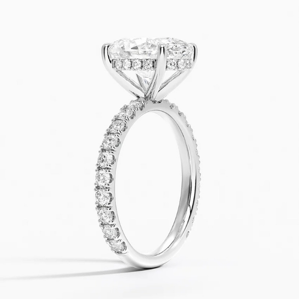 Oval Tektaşlar 3.04 Karat E Color Vvs2 Berraklık IGI SERTİFİKALI Laboratuvar Pırlantası Yüzük - JDYZ000179