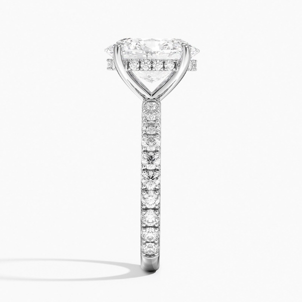 Oval Tektaşlar 3.04 Karat E Color Vvs2 Berraklık IGI SERTİFİKALI Laboratuvar Pırlantası Yüzük - JDYZ000179